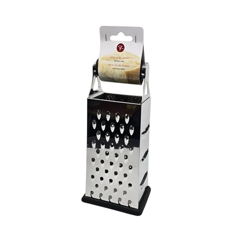4-Sided Stainless Steel Cheese Grater With Non-Slip Base – Pc Kitchen Tool 1
