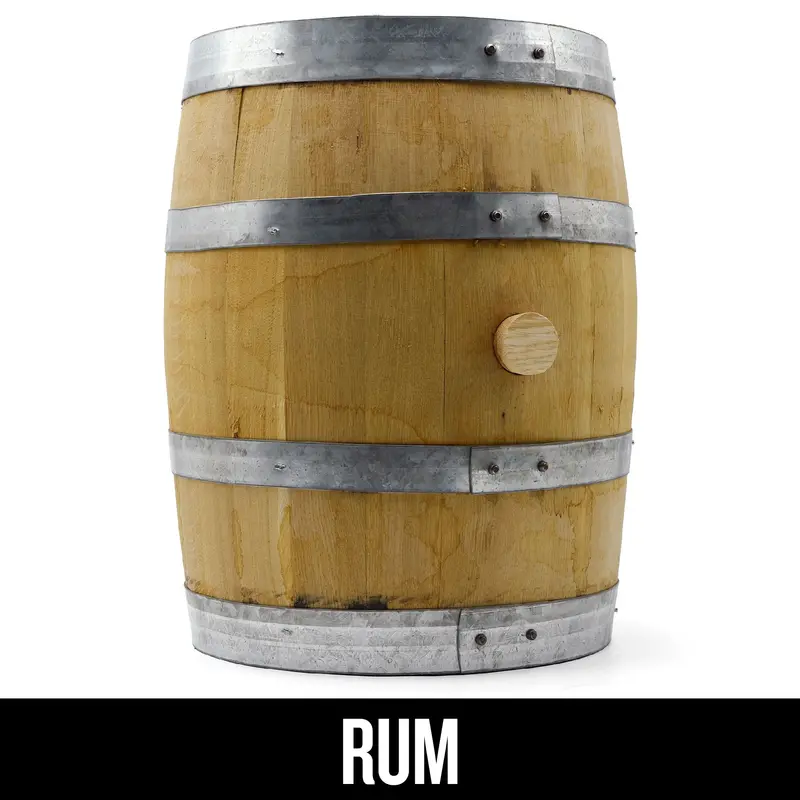 5-Gallon Used Rum Barrel – Pre-Seasoned 1