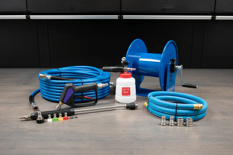 Advanced Wall-Mount Pressure Washer Accessory Kit – Compatible With Specific Nozzle Orifice Sizes 1