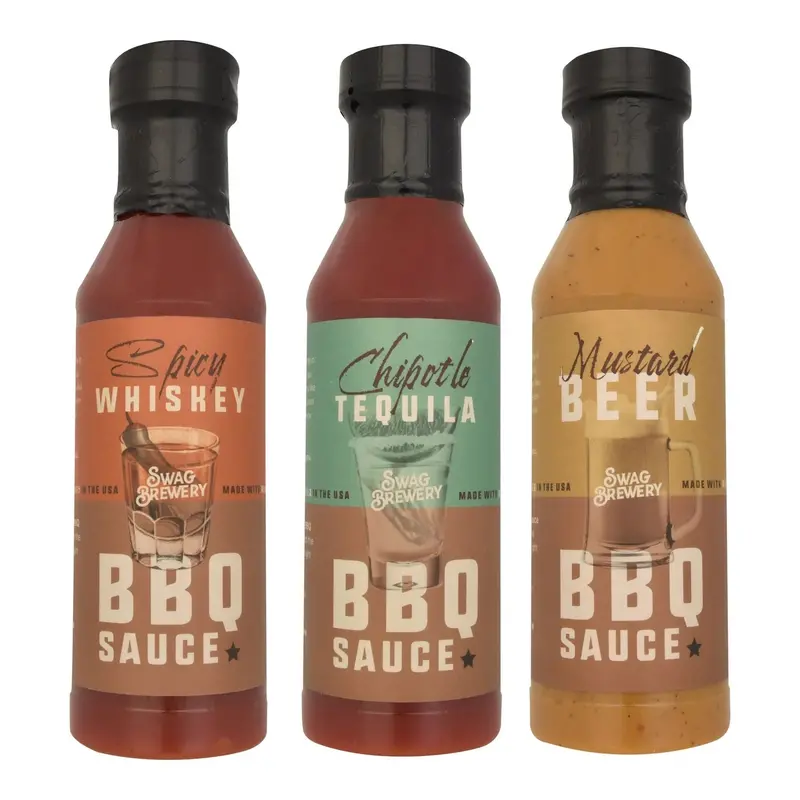 Alcohol-Infused Bbq Sauce Gift Set – Craft Variety Pack 1
