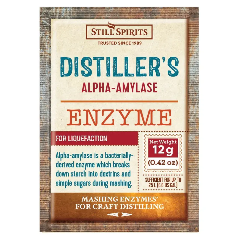 Alpha-Amylase Enzyme Powder (12 G) – Still Spirits Distiller’S Range 1