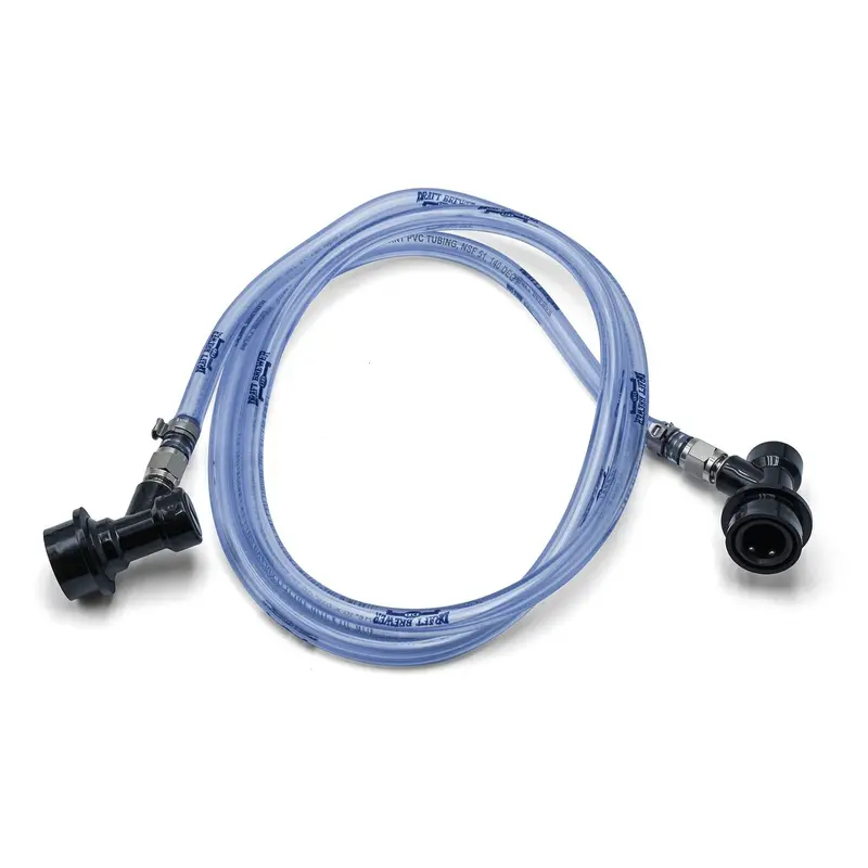 Ball Lock Liquid-To-Liquid Keg Jumper Hose Assembly 1