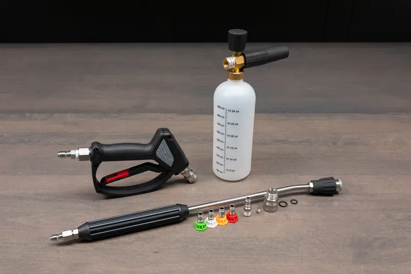 Basic Sprayer, Wand & Foam Cannon Upgrade Kit – Sized For Common Nozzle Orifices 2