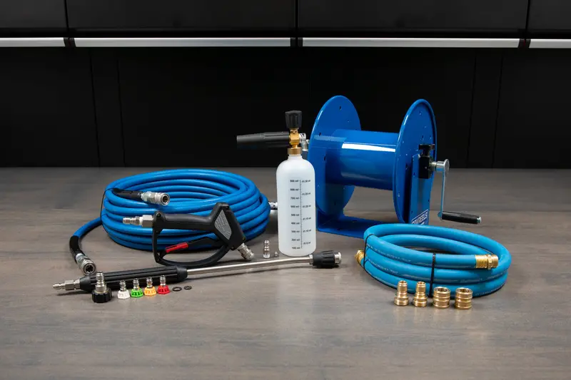 Basic Wall-Mount Pressure Washer Accessory Kit – Designed For Standard Nozzle Orifices 1