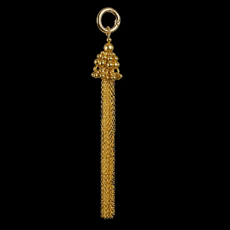Beaded Chain Tassel — Three Color Options 3