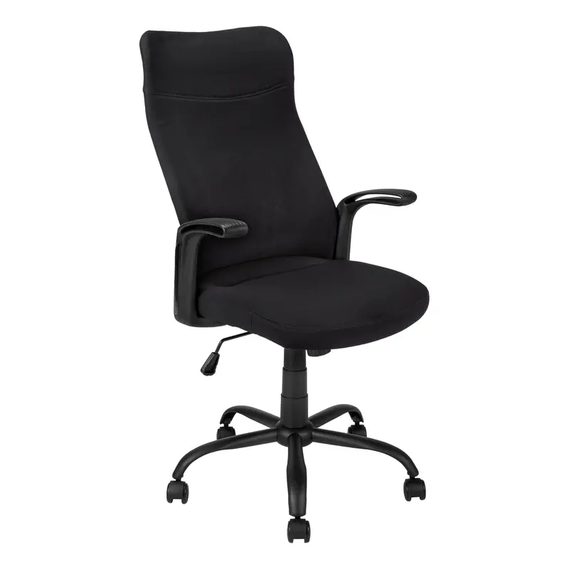 Black Fabric Office Chair (I7248) 1