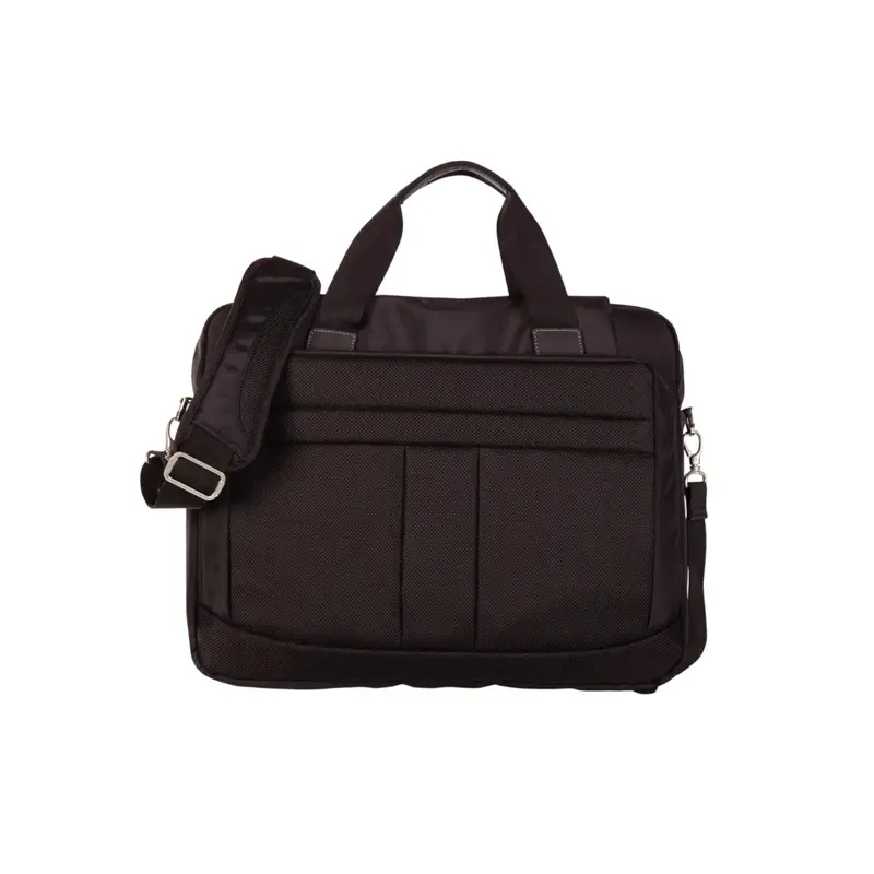 Bugatti Adrian Black Executive Briefcase – Polyester Elegance (Exb501) 1