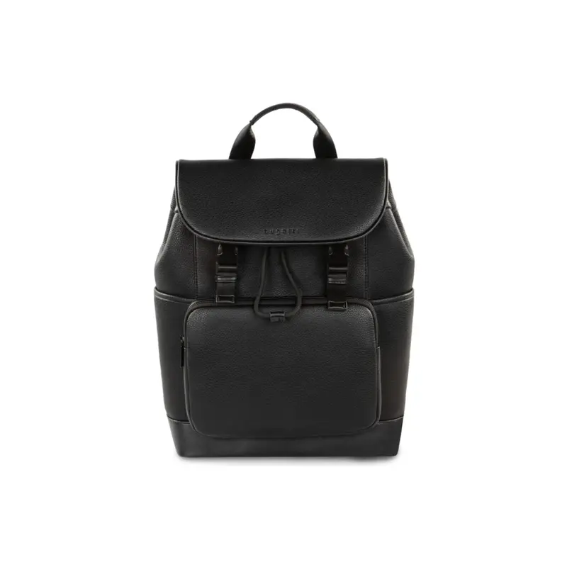 Bugatti Central Black Backpack – Refined Pu Construction (Bkp2434Bu) 1