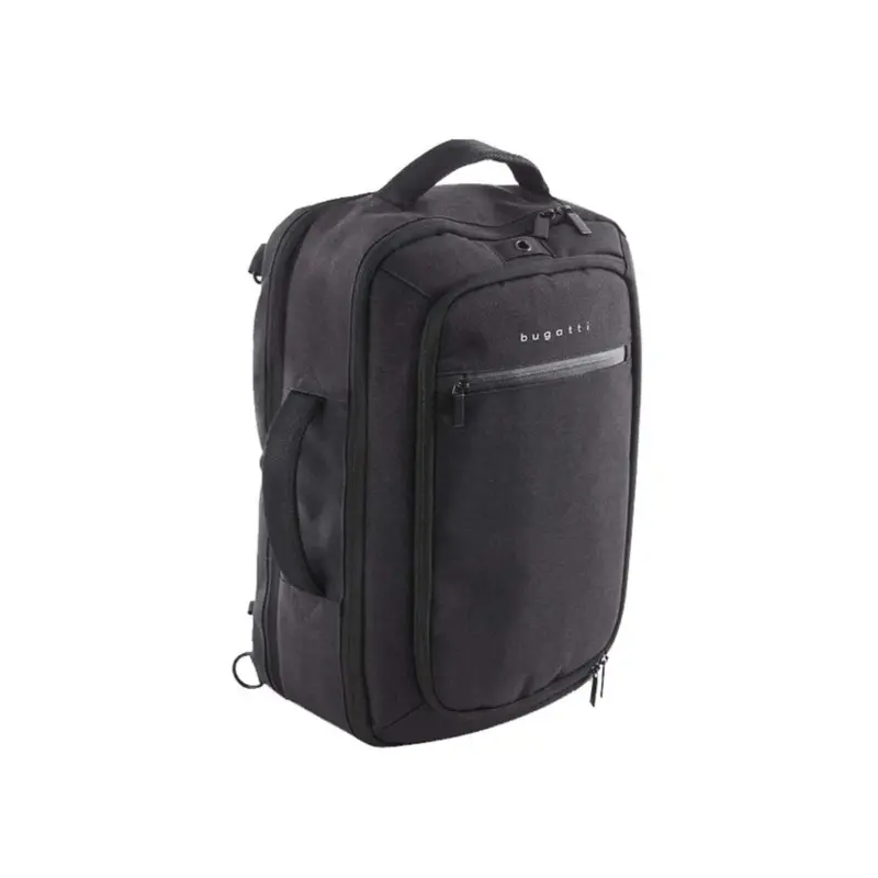 Bugatti Traveller Black Backpack – Durable Polyester (Bkp2029Bu) 1