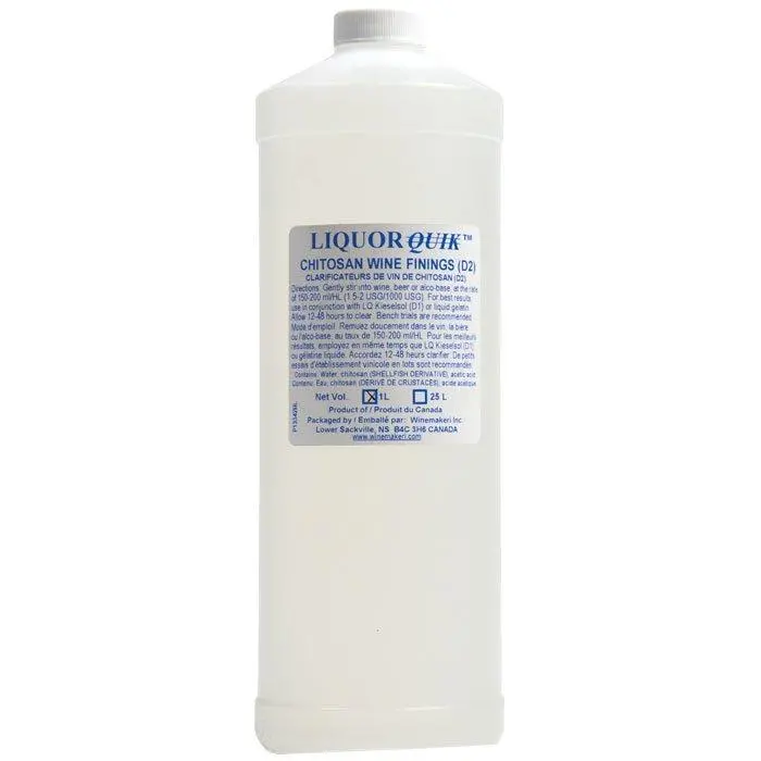 Chitosan Solution – 1 Liter Natural Fining Agent For Wine & Cider Polishing 1