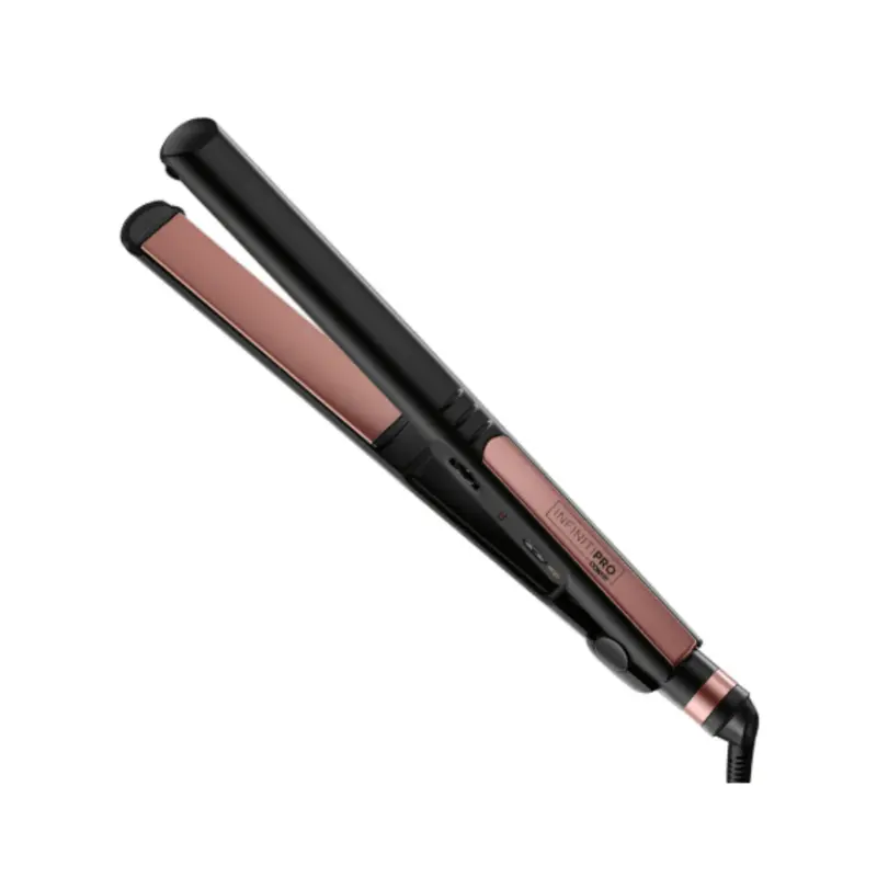 Conair Ceramic Rose Gold 1-Inch Flat Iron – Ionic Technology, Adjustable Heat Settings 1