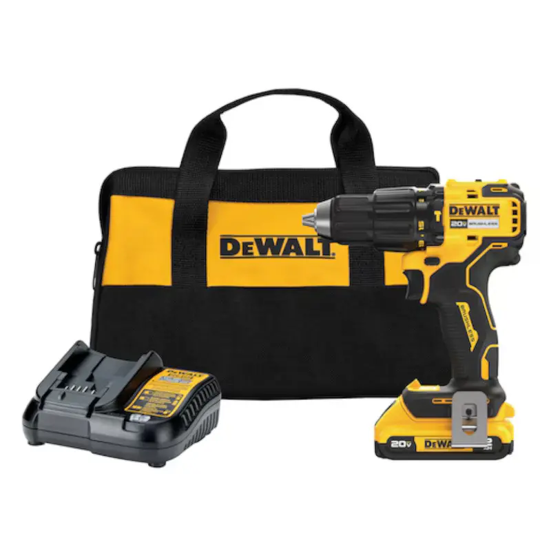 Dewalt 20V Max* Cordless 1/2" Hammer Drill Kit – Brushless Motor 1