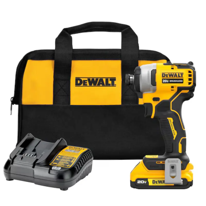 Dewalt Atomic™ 20V Max* Cordless 1/4" Impact Driver Kit – Brushless Compact Design (Dcf809D1) 1