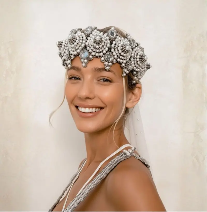 Eingana Pearl-Inlaid Modular Crown 1
