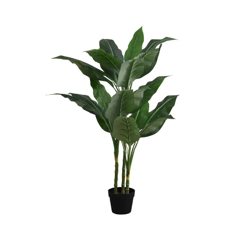 Evergreen Artificial Indoor Plant In Ceramic Pot – 5" Diameter, 42" Height (Model I9512) 1