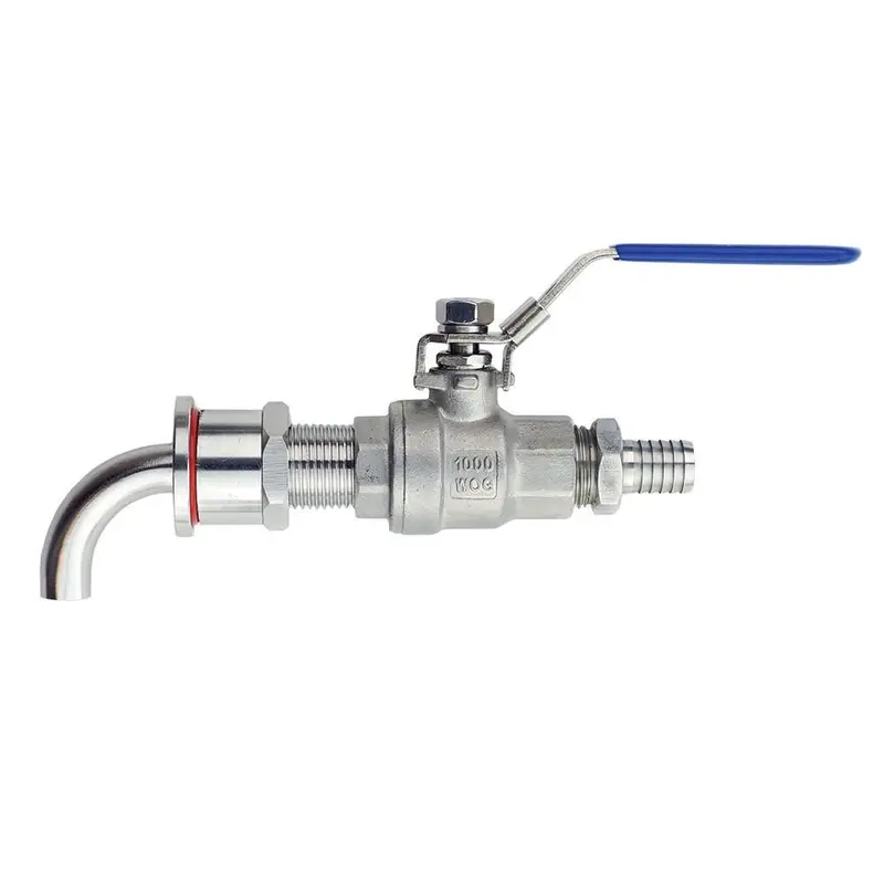 Ez Clean® Kettle Valve Kit With Integrated Barb Fitting 1