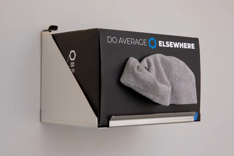 Gullys Garage Microfiber Towel Storage Box Holder 1