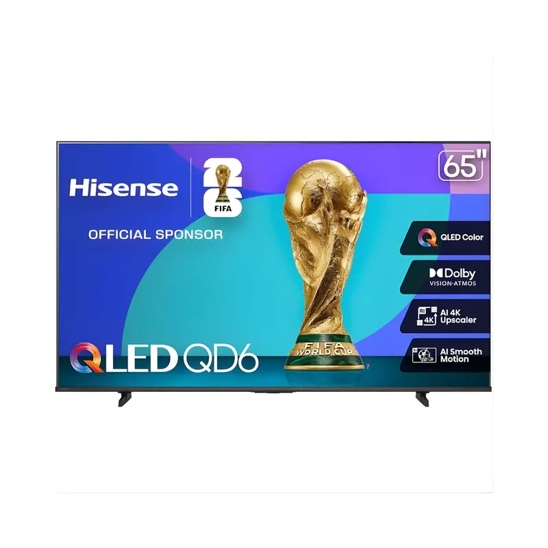 Hisense 65-Inch 4K Uhd Qled Smart Tv With Vidaa Os — Vibrant Colors & Smooth Streaming (65Qd6Qv) 1