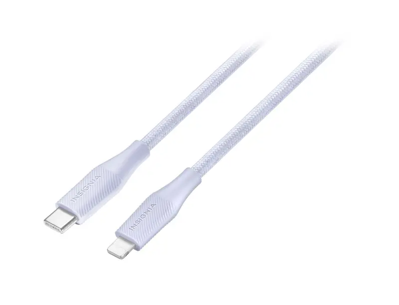 Insignia 3M (10 Ft) Usb-C To Lightning Cable – Purple 1