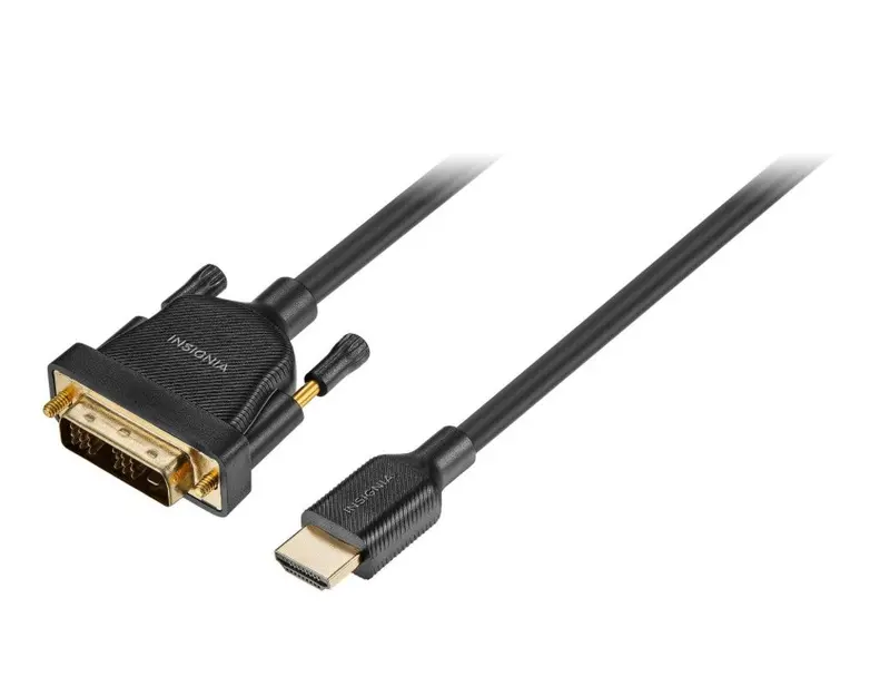 Insignia Hdmi To Dvi Adapter Cable – 6 Ft, Digital Video Conversion, Model Ns-Pchddv6-C 1