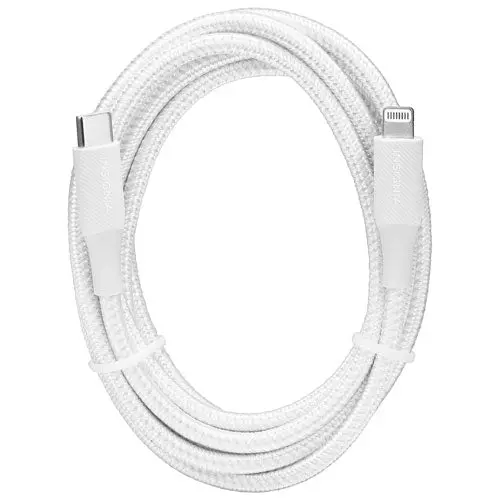 Insignia Mfi-Certified Braided Lightning To Usb-C Cable – 6 Ft 1