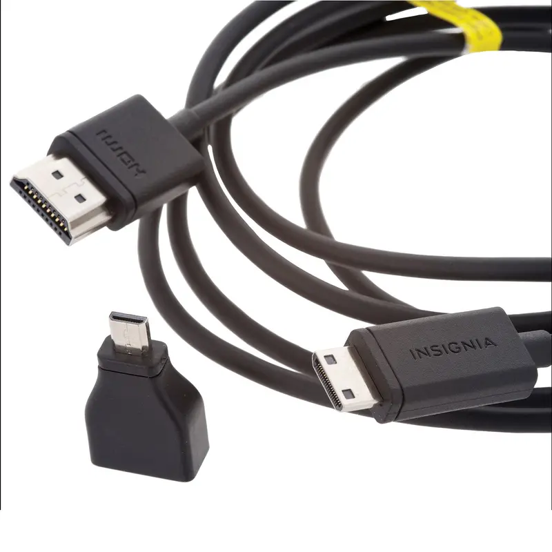 Insignia Mini/Micro Hdmi Cable – 6 Ft, Plug-And-Play Connectivity 1