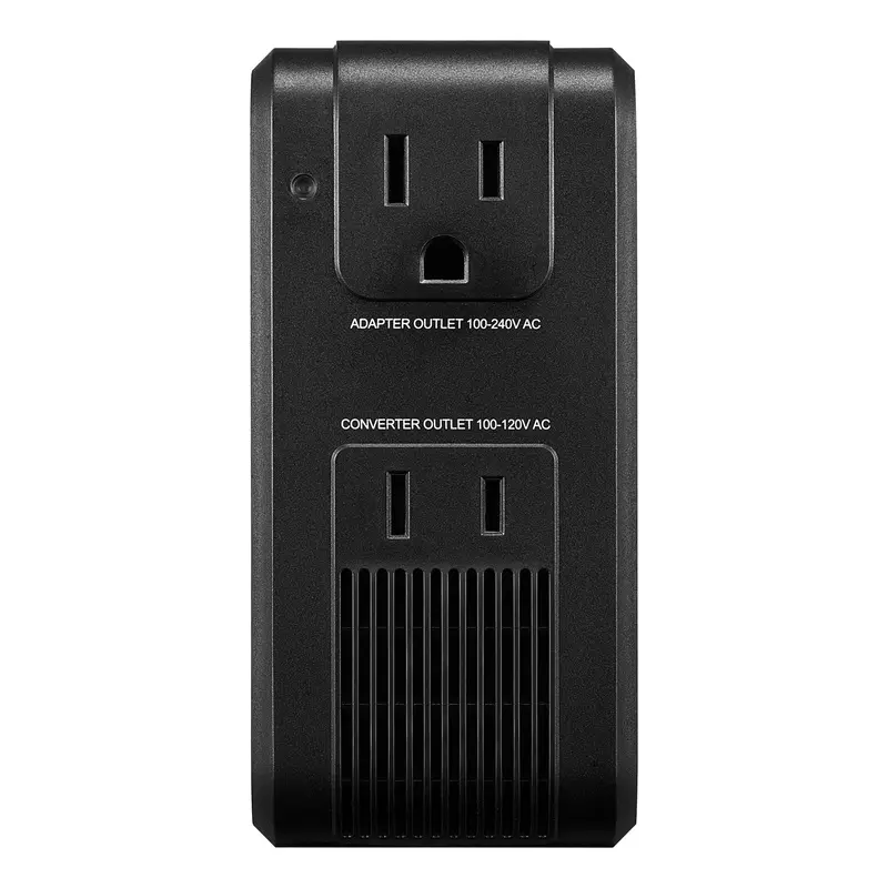Insignia Universal Travel Adapter & Voltage Converter – Black, Compact Design 1