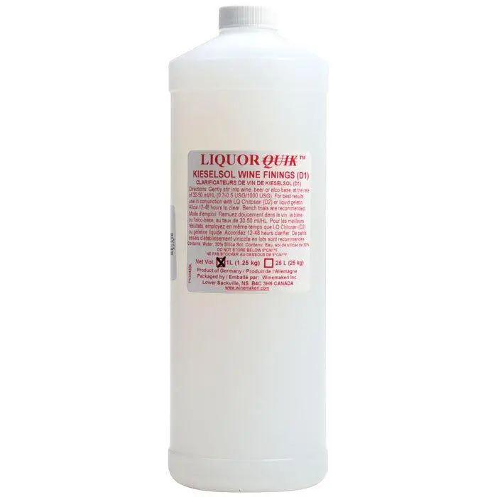 Kieselsol – 32 Oz Colloidal Silica Fining Agent For Wine Clarification 1