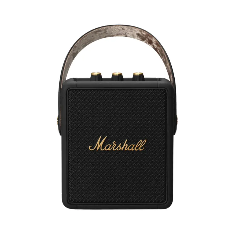 Marshall Stockwell Ii Splash-Resistant Bluetooth Speaker – Black & Brass (Refurbished) 1