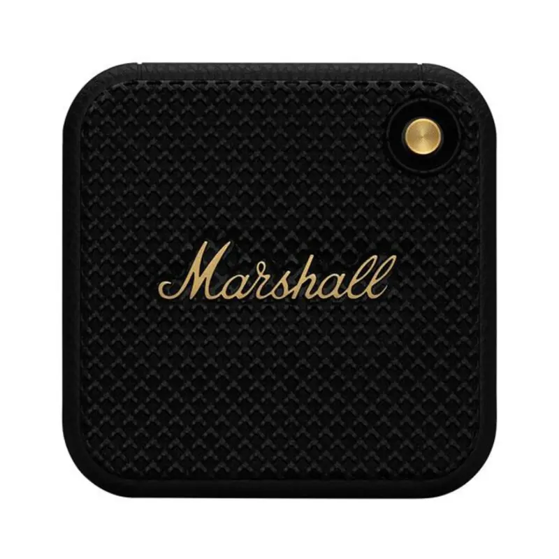 Marshall Willen Waterproof Bluetooth Speaker – Black & Brass (Certified Refurbished) 1