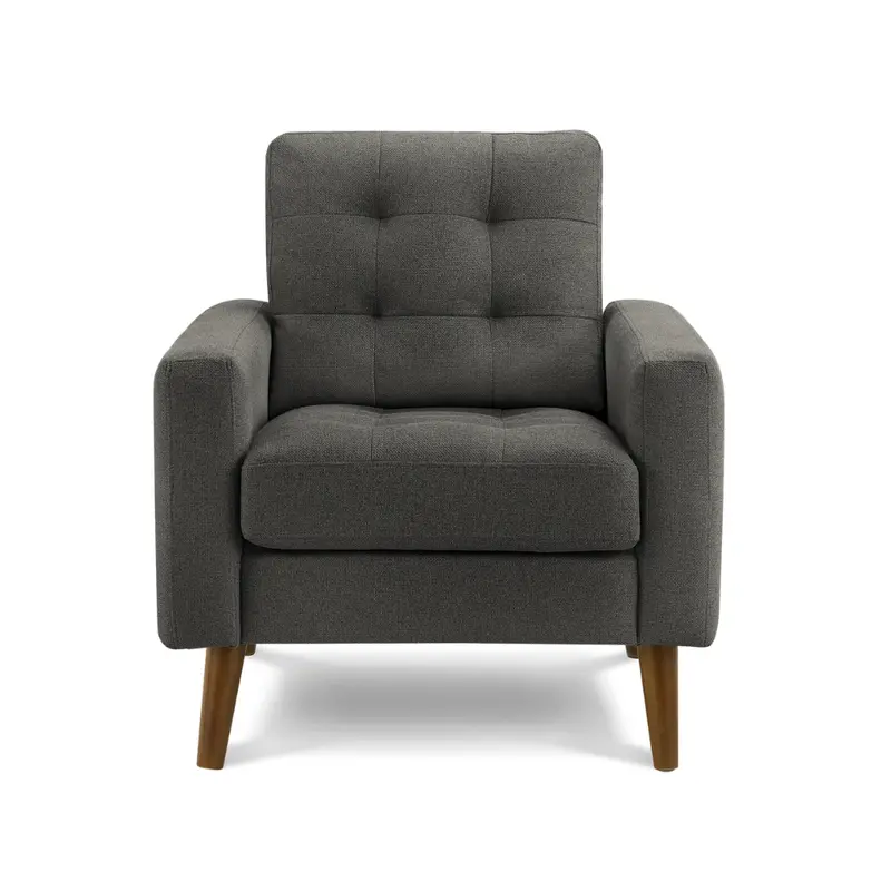 Monarch 31-Inch Accent Chair In Dark Gray Fabric – Lumos-17 (8J11L17) 1