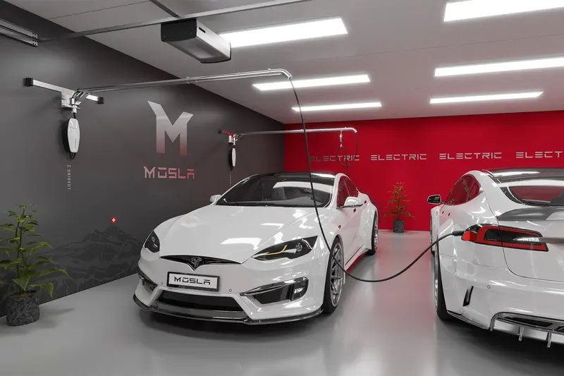 Mosmatic Ev Wall-Mounted Boom Pole For Detailing 1