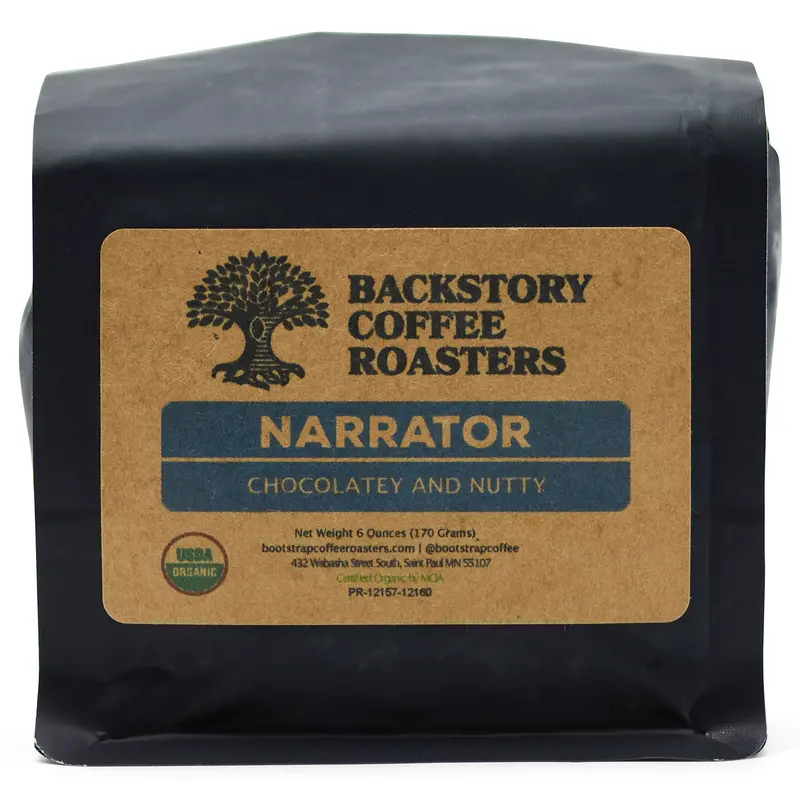 Narrator Organic Coffee Blend – 6 Oz Bag 1