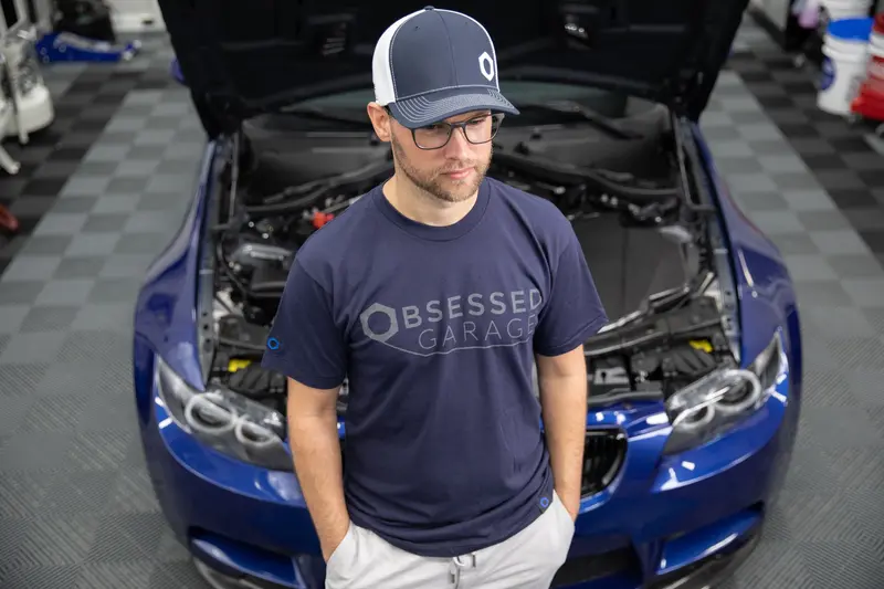 Obsessed Garage Branded Cotton T-Shirt 1