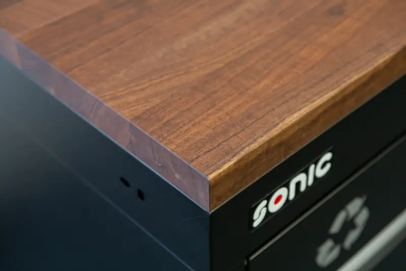 Og Custom Sonic Mss+ Live Edge Wood Worktop – Handcrafted Finish 1