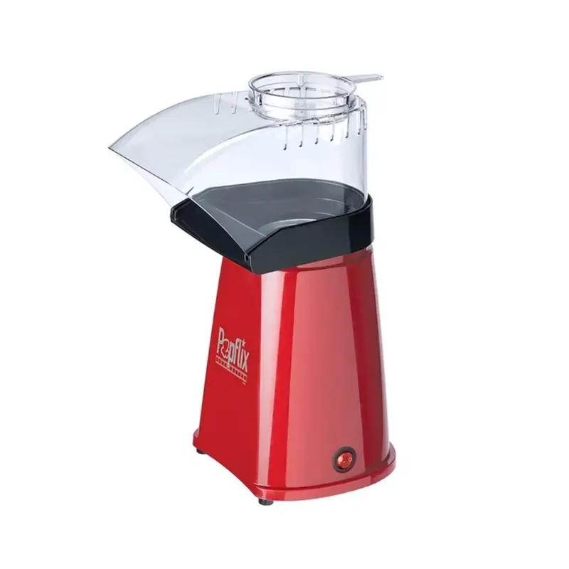 Poplix Hot Air Popcorn Maker – Compact Red Countertop Popper 1