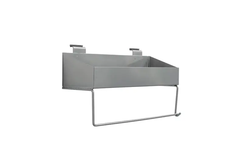 Proslat Adjustable Shelf And Paper Towel Holder Combo 1
