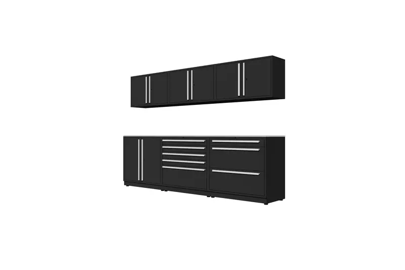 Proslat Fusion Plus 120-Inch Modular Wall Organization Kit 1