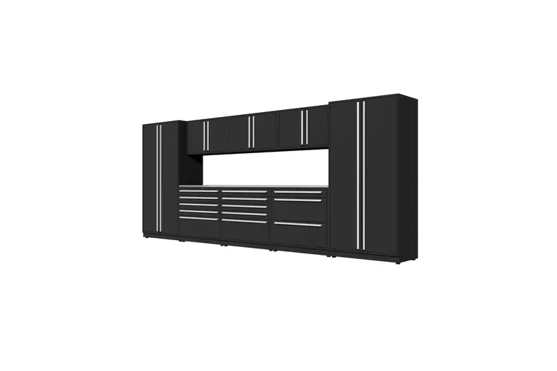 Proslat Fusion Plus 200-Inch Complete Locker Wall System 1