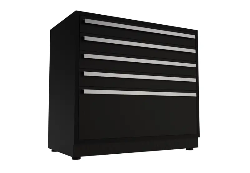 Proslat Fusion Plus 40" Five-Drawer Base Cabinet For Tools & Supplies 1