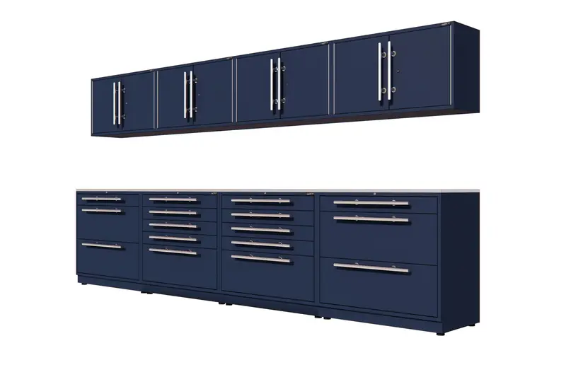 Proslat Lux 160-Inch Modular Wall Organization Array 1