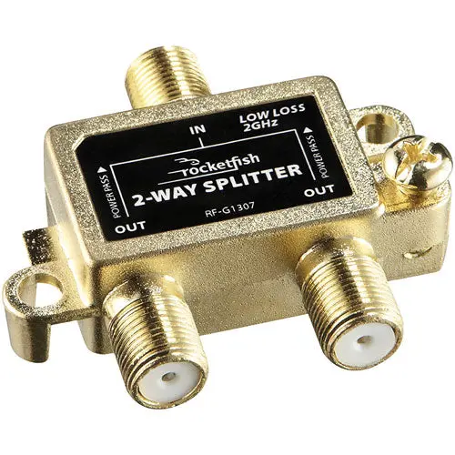 Rocketfish 2-Way Coaxial Splitter (Rf-G1307-C) 1