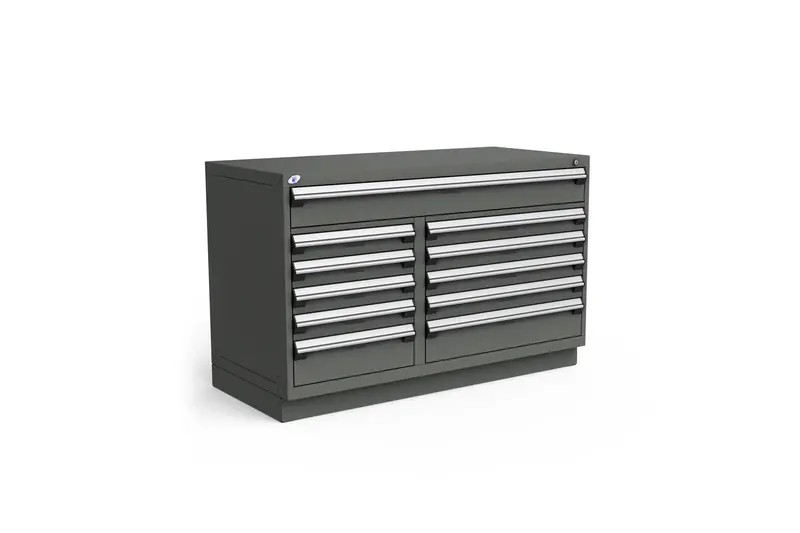 Rousseau 11-Drawer Split Storage Cabinet 1