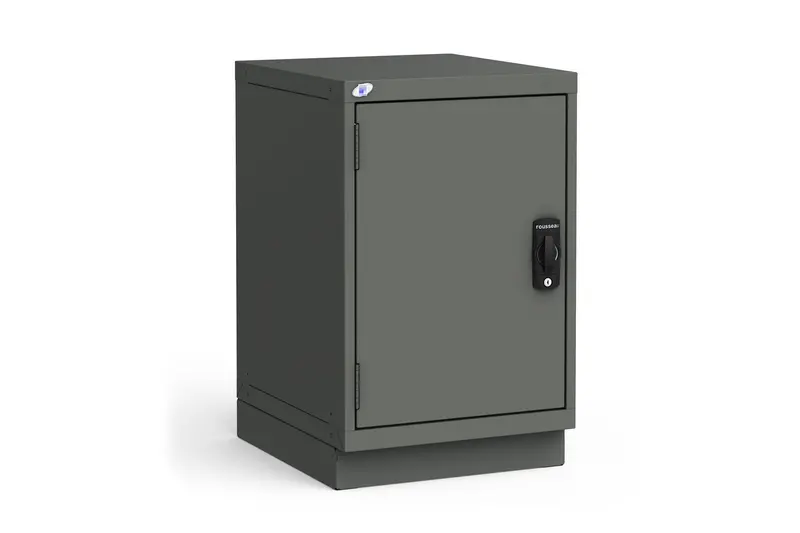 Rousseau Single-Door Utility Cabinet With Locking Mechanism 1