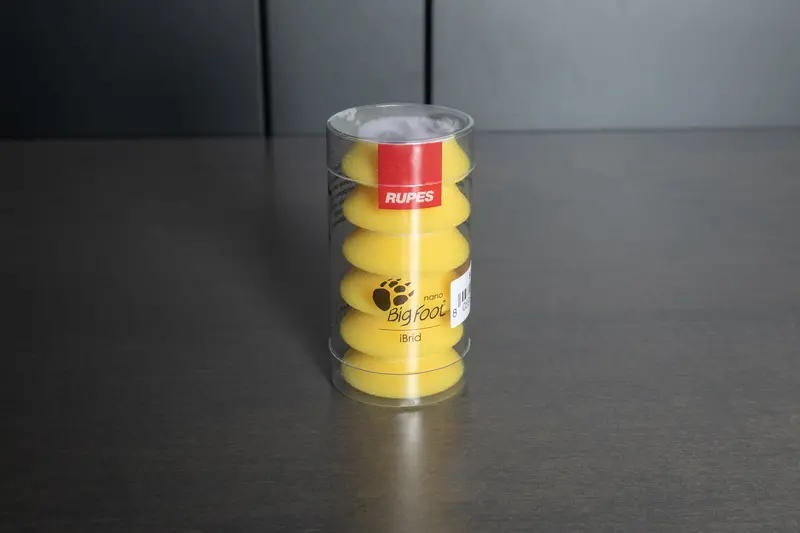 Rupes Yellow Fine Polishing Pads – 1" And 2" Foam Finishing Pads 1