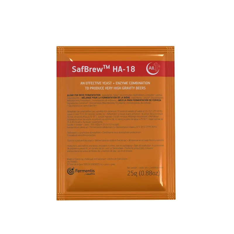 Safbrew Ha-18 All-In-One Yeast & Enzyme Blend (25 G) – High-Attenuation Ale Strain 1