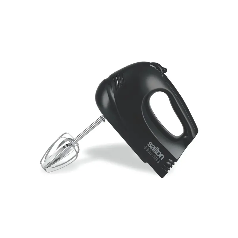 Salton Hand Mixer – 5-Speed Black Kitchen Appliance 1