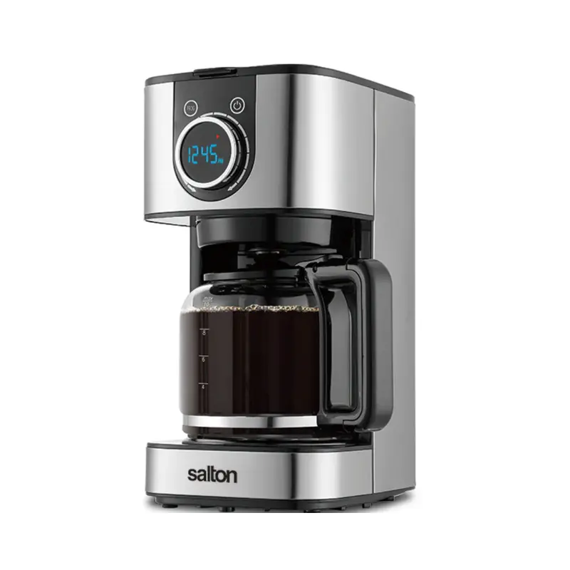 Salton Stainless Steel 12-Cup Coffee Maker – New, Drip Style (Model Fc2074) 1