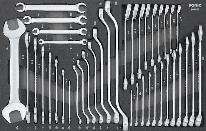 Sonic Foam System: 40-Piece Sae Wrench Set (Medium) 1