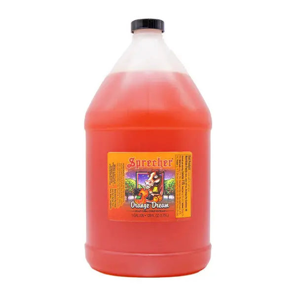 Sprecher Orange Dream Soda Syrup – Premium Craft Fountain Syrup 1